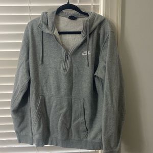 Nike 3/4 zip hoodie sweatshirt